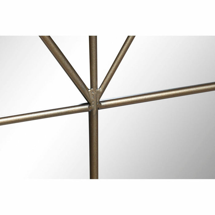 Oglindă de perete DKD Home Decor Auriu* Metal Oglindă Fereastră 40,5 x 3 x 109,5 cm