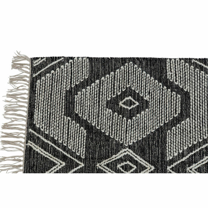 Covor DKD Home Decor Alb Negru Bumbac (200 x 290 x 1 cm)