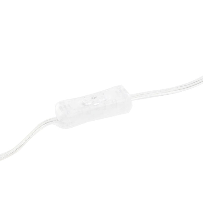 Lampă de masă DKD Home Decor Alb Poliester Metal Marmură 220 V 50 W (33 x 33 x 65 cm)