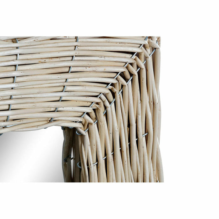 Oglindă de perete DKD Home Decor răchită (52.5 x 4 x 63 cm)