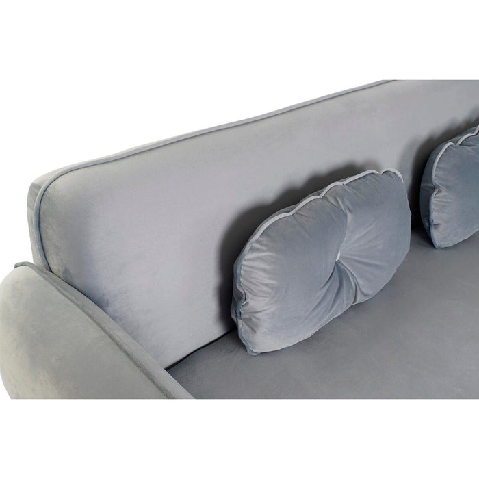 Canapea DKD Home Decor 200 x 85 x 80 cm Metal Кадифе Albastru celest Plastic Modern