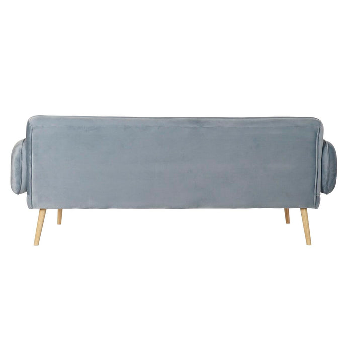 Canapea DKD Home Decor 200 x 85 x 80 cm Metal Кадифе Albastru celest Plastic Modern