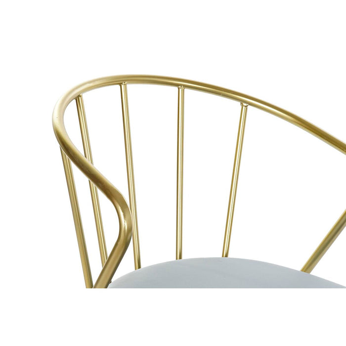 Scaun DKD Home Decor Albastru celest 48 x 46 x 72 cm