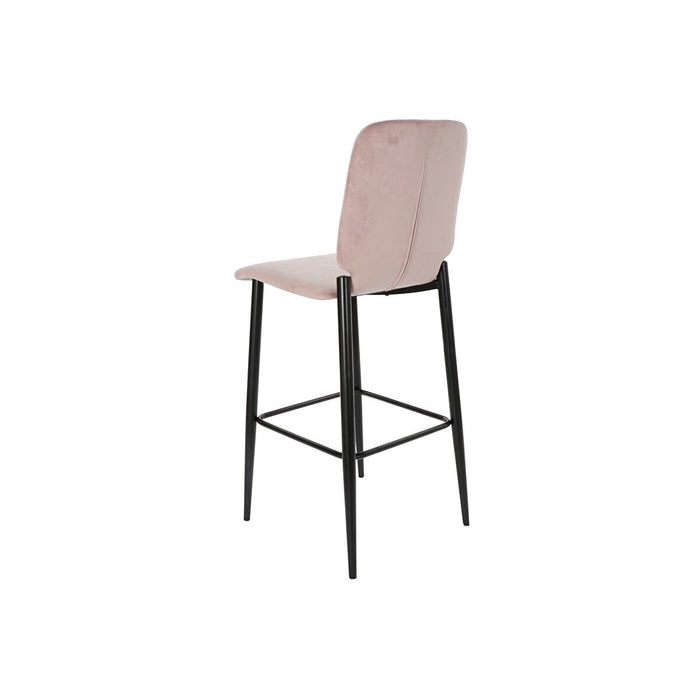 Taburet DKD Home Decor Negru Roz Metal Plastic 43,5 x 52 x 109 cm