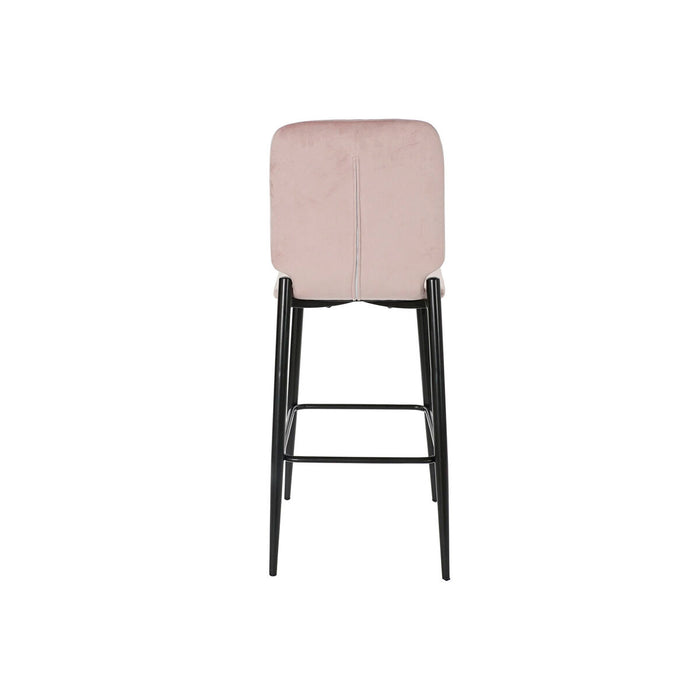 Taburet DKD Home Decor Negru Roz Metal Plastic 43,5 x 52 x 109 cm