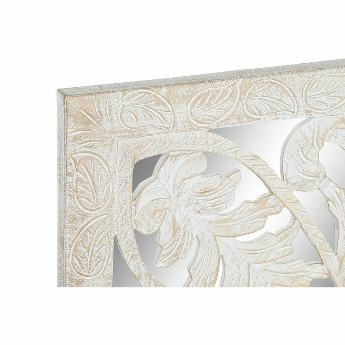 Decorațiune de Perete DKD Home Decor Oglindă Lemn MDF (121.5 x 3 x 121.5 cm)