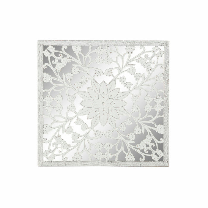 Decorațiune de Perete DKD Home Decor Oglindă Lemn MDF (121 x 3 x 121 cm)