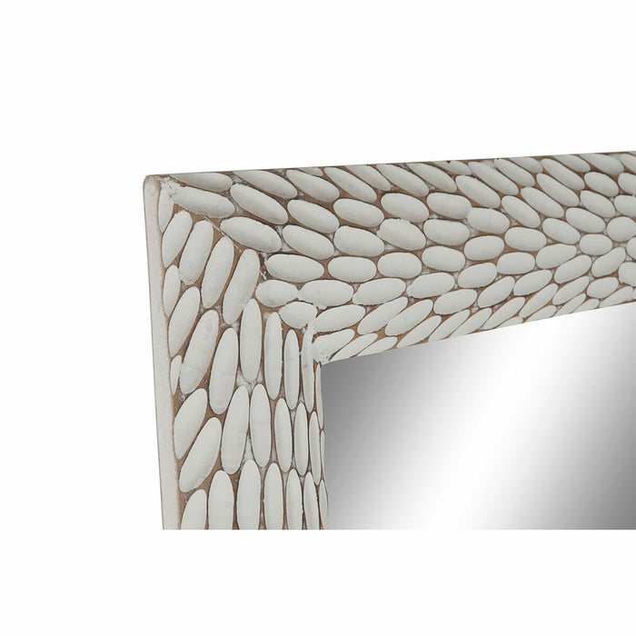 Oglindă independentă DKD Home Decor Alb Lemn de mango Lemn MDF Cottage (51 x 6 x 182 cm)