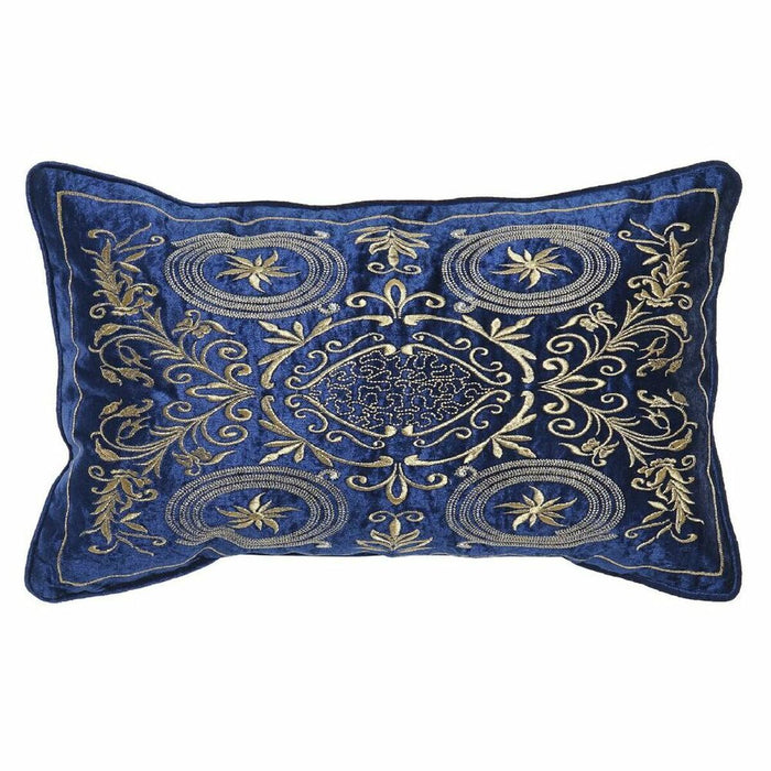 Pernă DKD Home Decor 8424001850358 Auriu* 50 x 10 x 30 cm Bleumarin