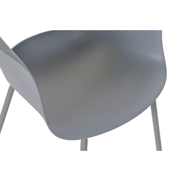 Scaun DKD Home Decor Gri deschis 56 x 54 x 80 cm