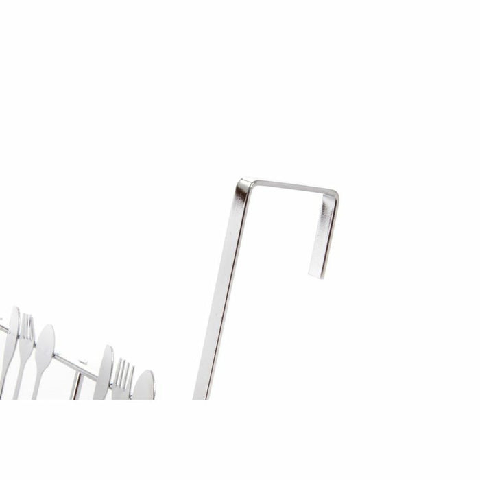 Cuier pentru uși DKD Home Decor Argintiu Metal Plastic 34 x 17 x 9 cm