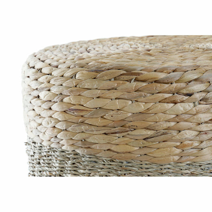 Suport pentru Picioare DKD Home Decor Multicolor Natural Aluminiu Boho 42 x 42 x 40 cm