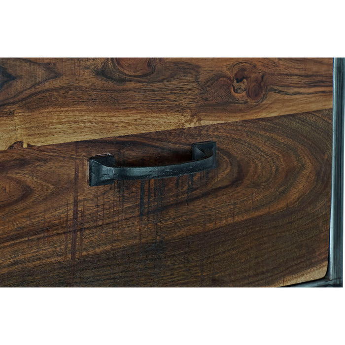 Comodă DKD Home Decor Maro Metal Salcâm Lemn Reciclat 80 x 40 x 105 cm