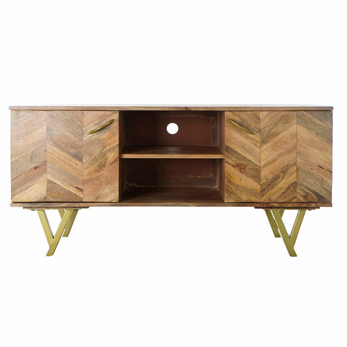 Mobilă TV DKD Home Decor Metal Lemn de mango (125 x 62,5 x 40 cm)