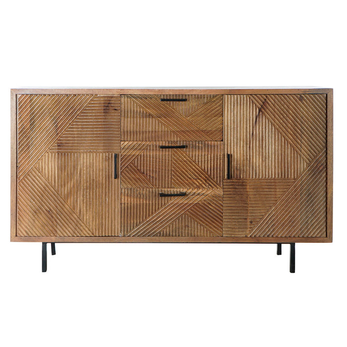 Servantă DKD Home Decor Natural Metal Lemn de mango (145 x 40 x 86 cm)