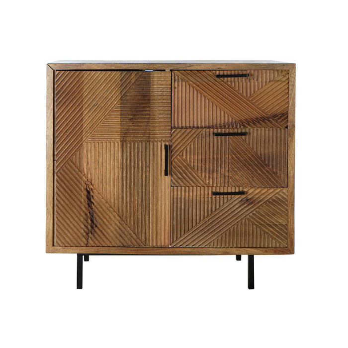 Servantă DKD Home Decor Natural Metal Lemn de mango (90 x 40 x 87 cm)