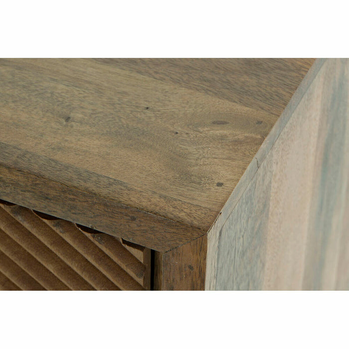 Mobilă TV DKD Home Decor 125 x 40 x 54,5 cm Natural Metal Maro Deschis Lemn de mango