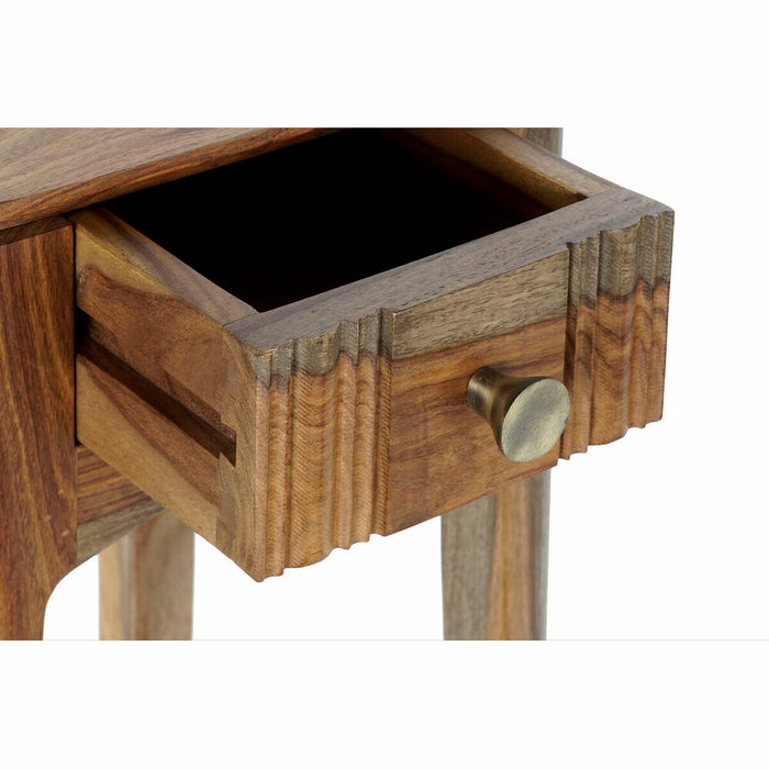 Masa laterală DKD Home Decor Natural Modern (28 x 28 x 70 cm)