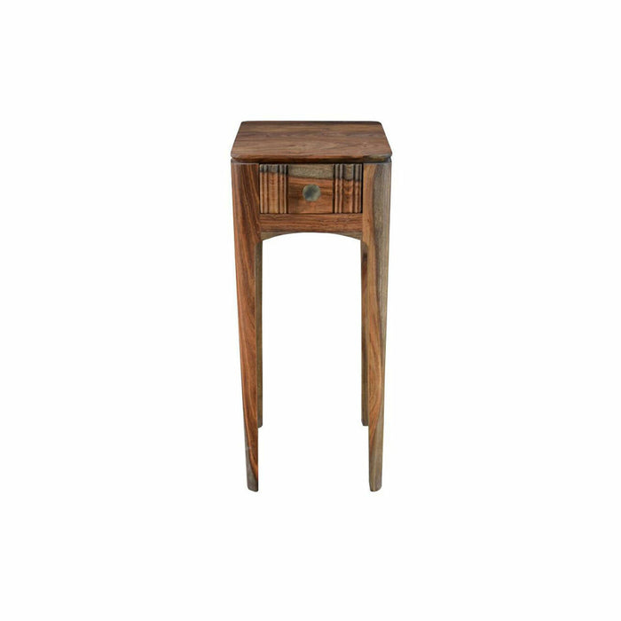 Masa laterală DKD Home Decor Natural Modern (28 x 28 x 70 cm)