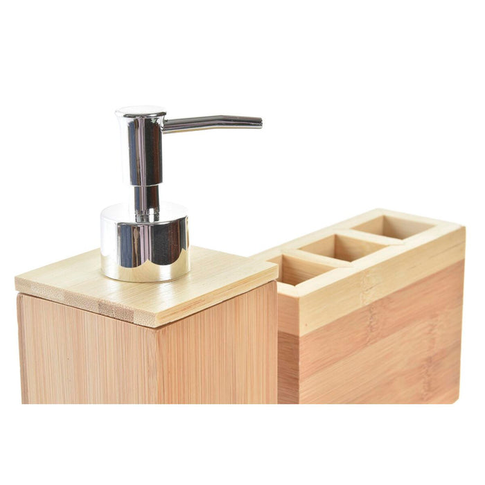 Set de Baie DKD Home Decor Natural Bambus 13 x 5 x 9 cm