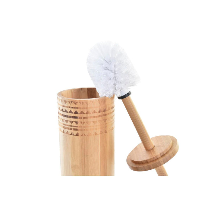 Perie pentru toaletă DKD Home Decor 10 x 10 x 36,8 cm Natural