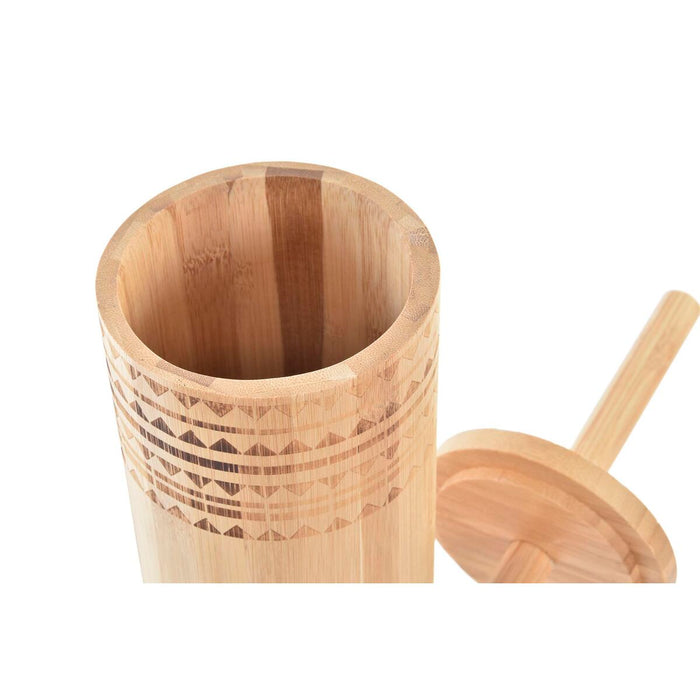 Perie pentru toaletă DKD Home Decor 10 x 10 x 36,8 cm Natural