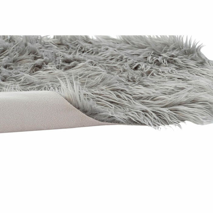 Covor DKD Home Decor Gri Cu păr 60 x 90 x 2 cm