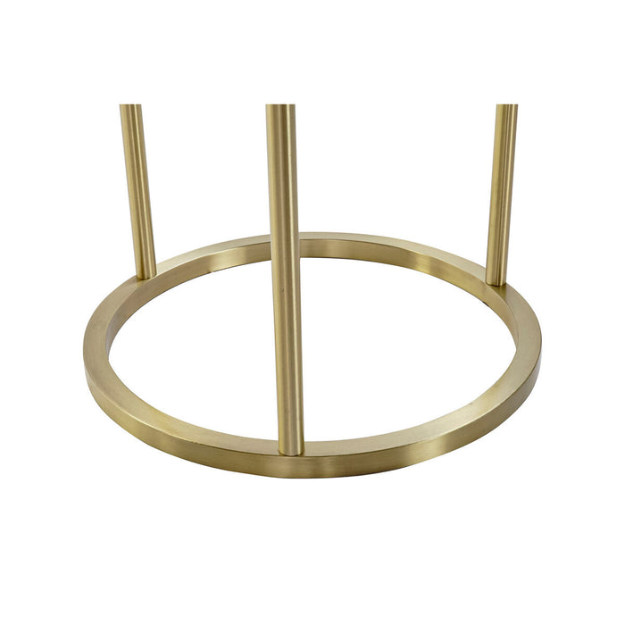 Lampă cu Picior DKD Home Decor 43,5 x 40 x 154 cm Auriu* Metal Alb 220 V 50 W
