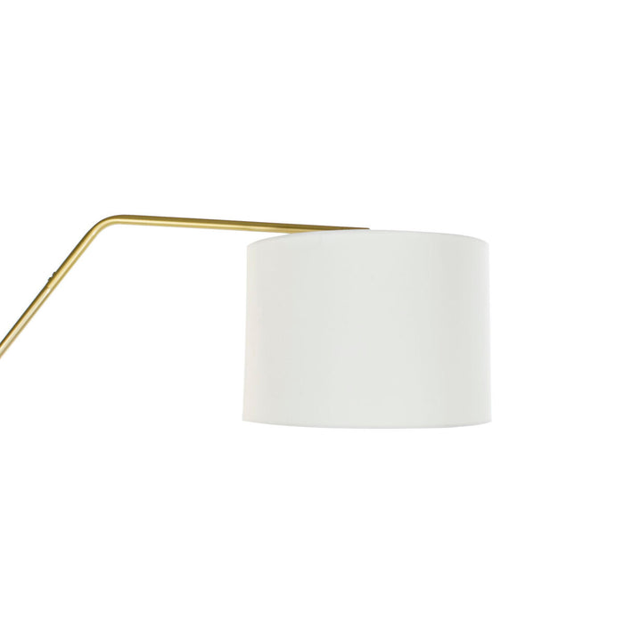 Lampă cu Picior DKD Home Decor 91 x 31 x 196 cm Auriu* Metal Portocaliu Alb Plastic 220 V 50 W