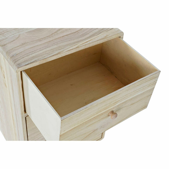Dulap cu Sertare DKD Home Decor Natural Metal Lemn de paulownia (40 x 29 x 78 cm)