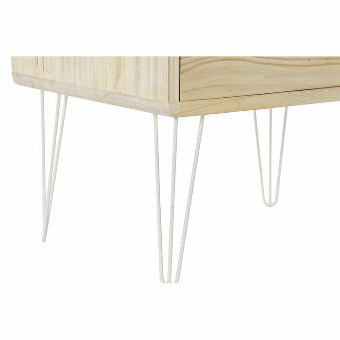 Dulap cu Sertare DKD Home Decor Natural Metal Lemn de paulownia (40 x 29 x 78 cm)