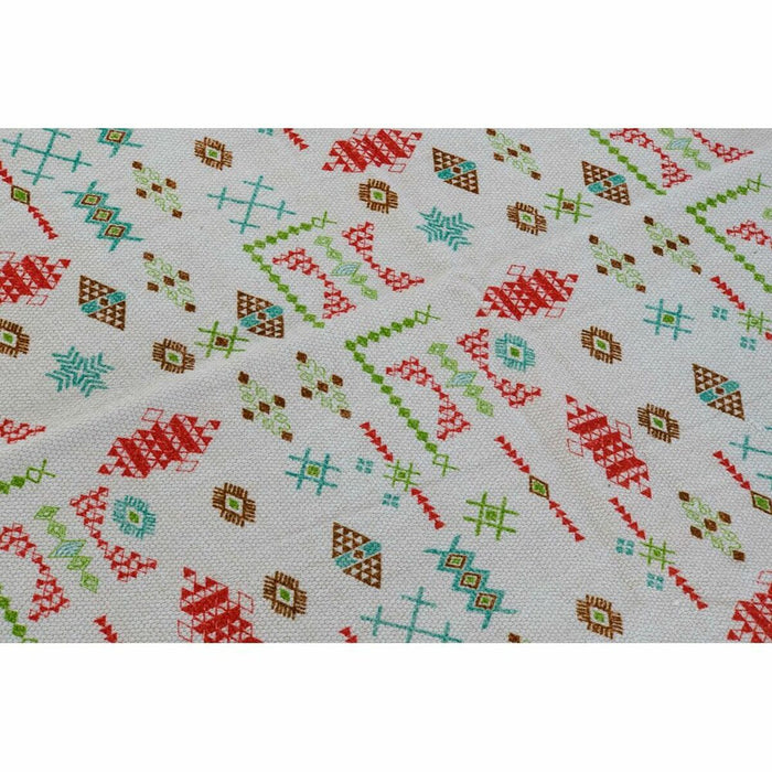 Covor DKD Home Decor 160 x 230 x 0,4 cm Poliester Alb Ikat Boho (2 Unități)