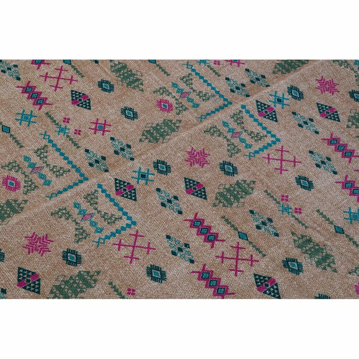Covor DKD Home Decor 160 x 230 x 0,4 cm Poliester Alb Ikat Boho (2 Unități)