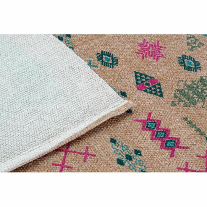 Covor DKD Home Decor 160 x 230 x 0,4 cm Poliester Alb Ikat Boho (2 Unități)
