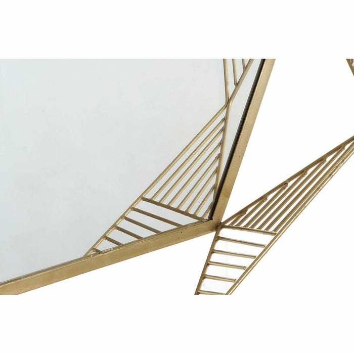Oglindă de perete DKD Home Decor Geam Auriu* Fier (54 x 5 x 47 cm)