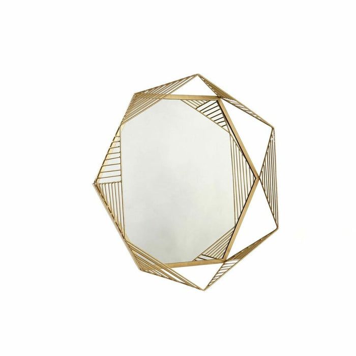 Oglindă de perete DKD Home Decor Geam Auriu* Fier (54 x 5 x 47 cm)