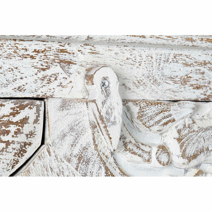 Dulap DKD Home Decor Alb Metal Lemn de mango (100 x 43 x 190 cm)