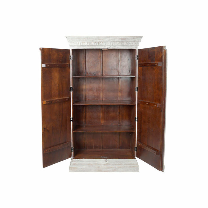 Dulap DKD Home Decor Alb Metal Lemn de mango (100 x 43 x 190 cm)