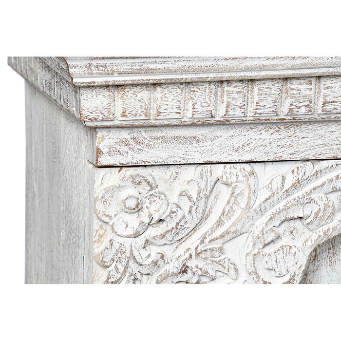Servantă DKD Home Decor Alb Metal Lemn de mango 190 x 43 x 100 cm