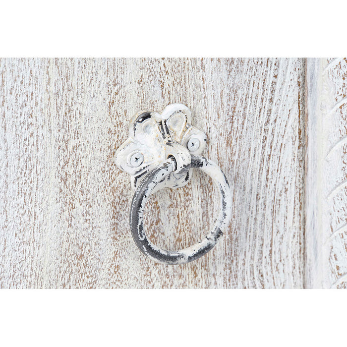 Servantă DKD Home Decor Alb Metal Lemn de mango 190 x 43 x 100 cm
