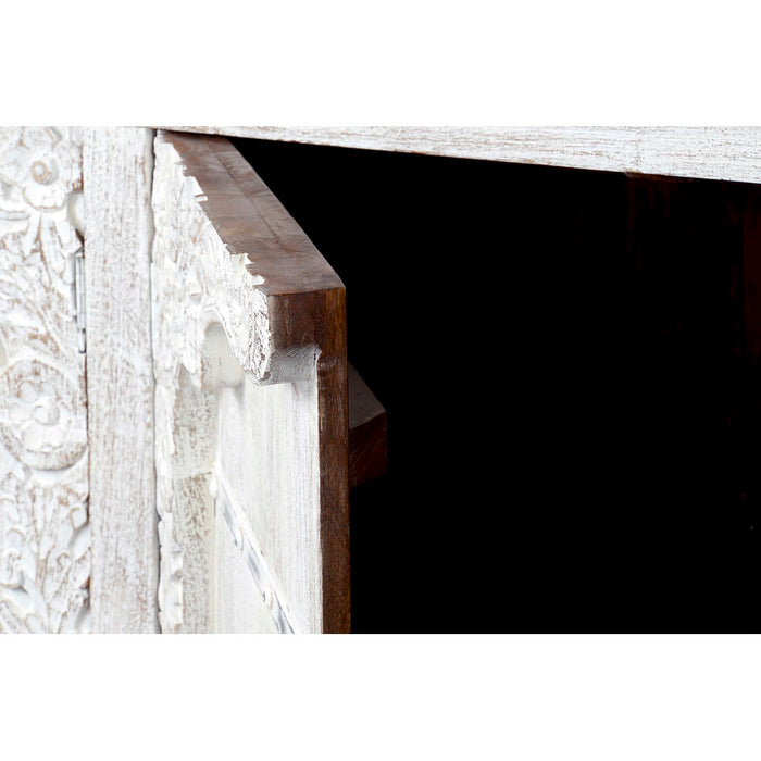 Servantă DKD Home Decor Alb Metal Lemn de mango 190 x 43 x 100 cm