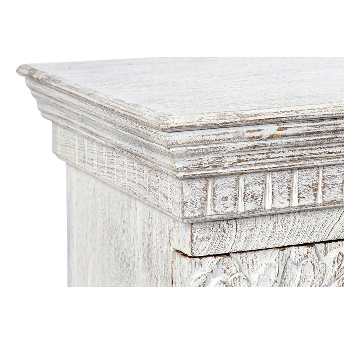 Comodă DKD Home Decor 8424001858354 Metal Alb Lemn de mango Arab 100 x 43 x 100 cm murat