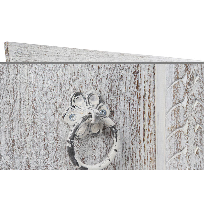 Comodă DKD Home Decor 8424001858354 Metal Alb Lemn de mango Arab 100 x 43 x 100 cm murat