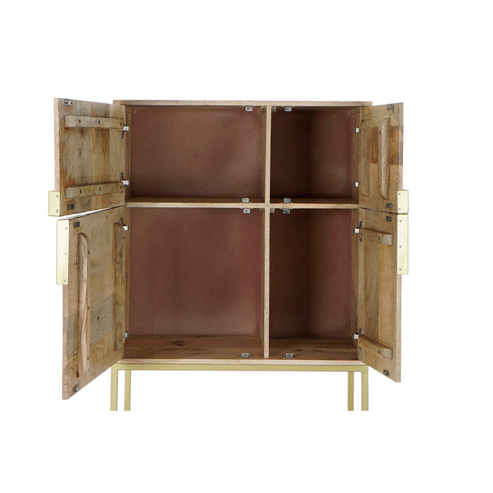 Servantă DKD Home Decor Metal Lemn Lemn MDF (80 x 38 x 118 cm)