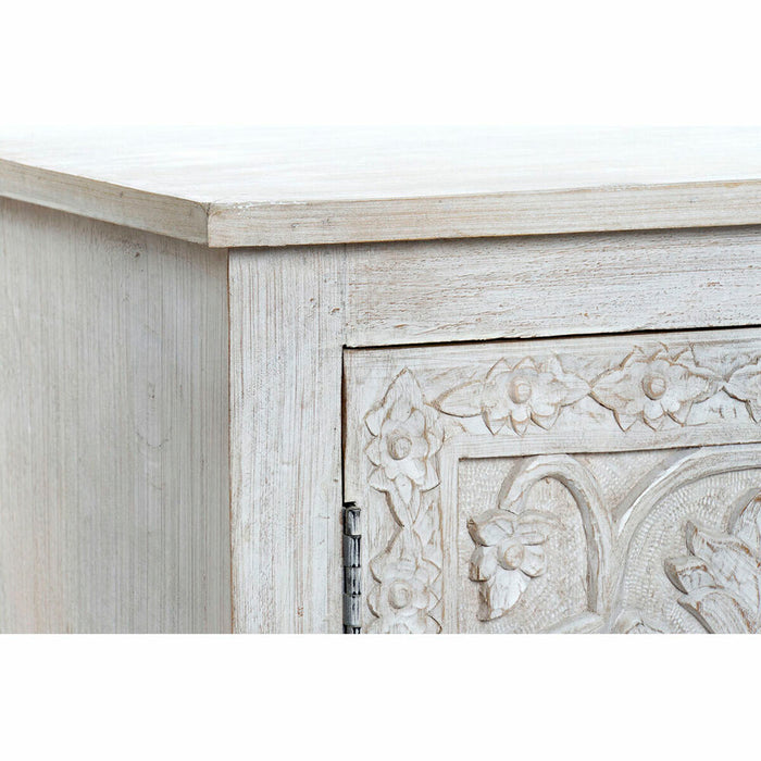 Mobilă TV DKD Home Decor Alb 151 x 40 x 60 cm Lemn Lemn de mango