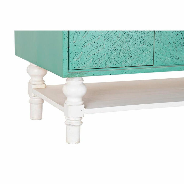Servantă DKD Home Decor Turquoise Lemn Metal 200 x 55 x 85 cm