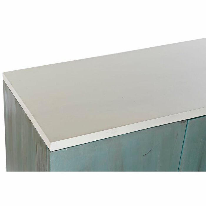 Servantă DKD Home Decor Turquoise Bej Metal Lemn (180 x 50 x 85 cm)