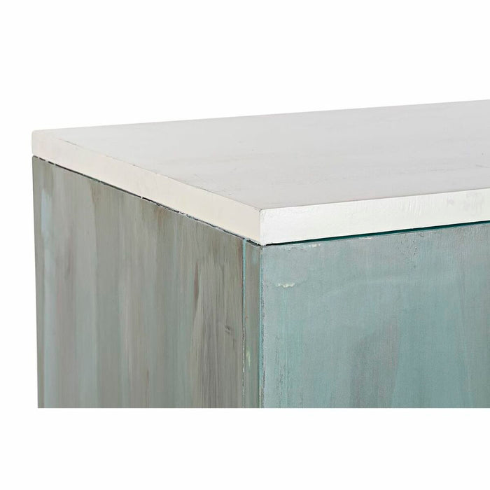 Servantă DKD Home Decor Turquoise Bej Metal Lemn (180 x 50 x 85 cm)