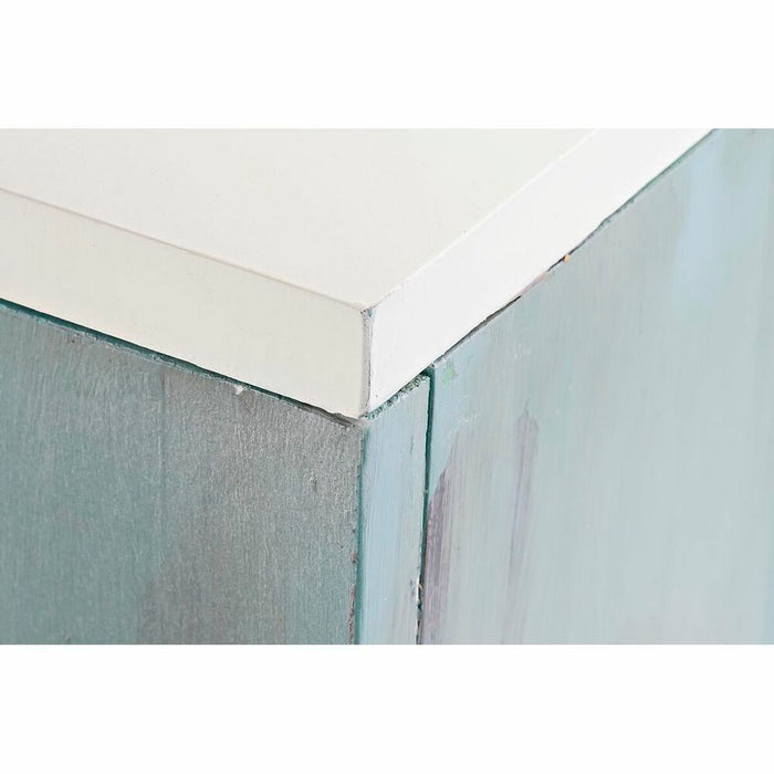 Servantă DKD Home Decor Turquoise Bej Metal Lemn (180 x 50 x 85 cm)