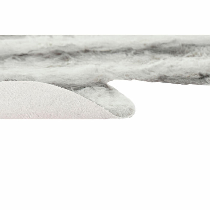 Covor DKD Home Decor 160 x 150 x 2 cm Gri Poliester Alb